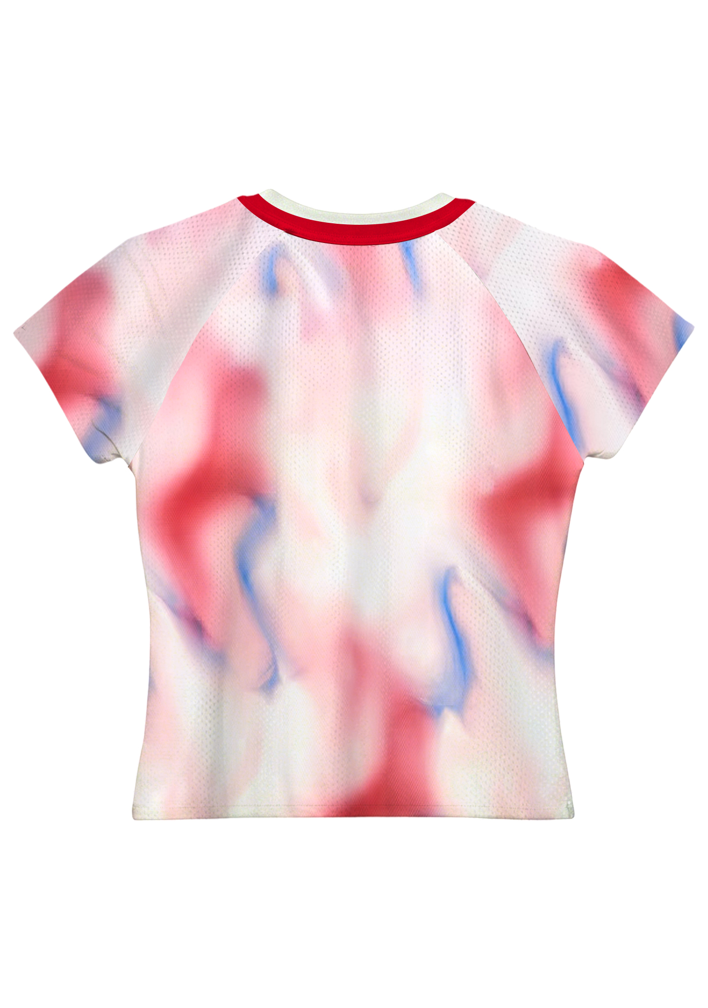 Red & Pink Tie-Dye England 2026 World Cup Mesh Baby Tee