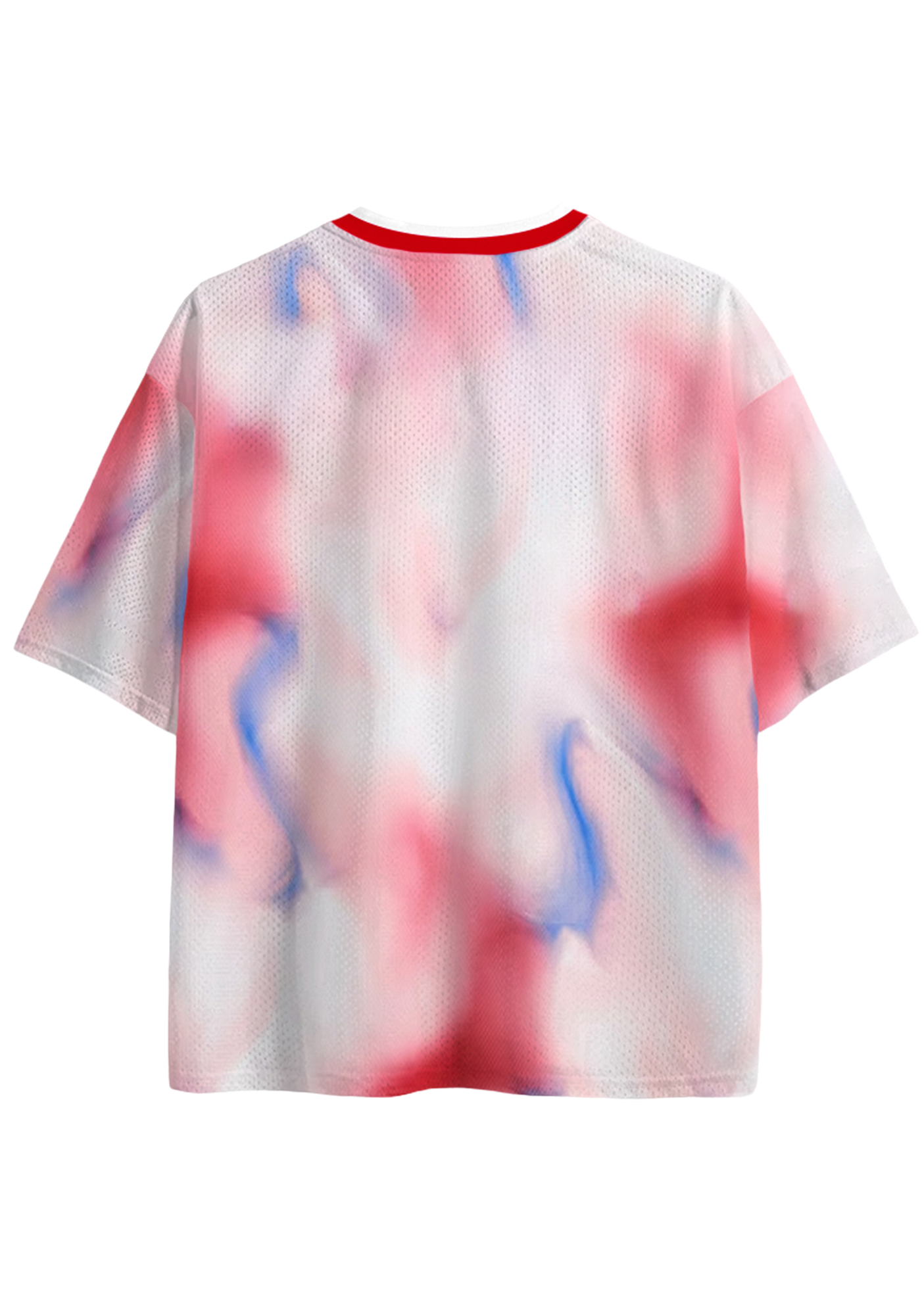 Red & Pink Tie-Dye England 2026 World Cup Mesh Jersey Shirts