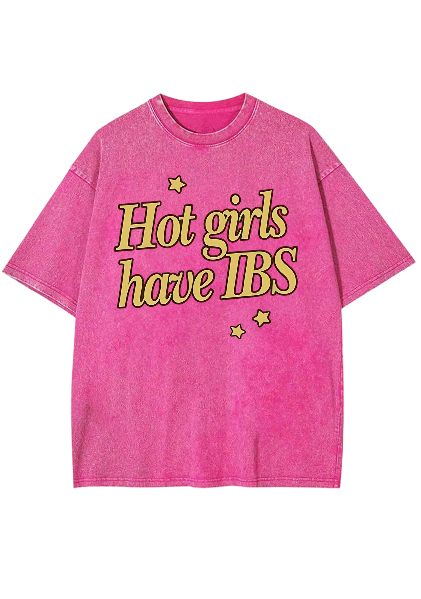 Hot Girls Have IBS Y2K Washed Tee
