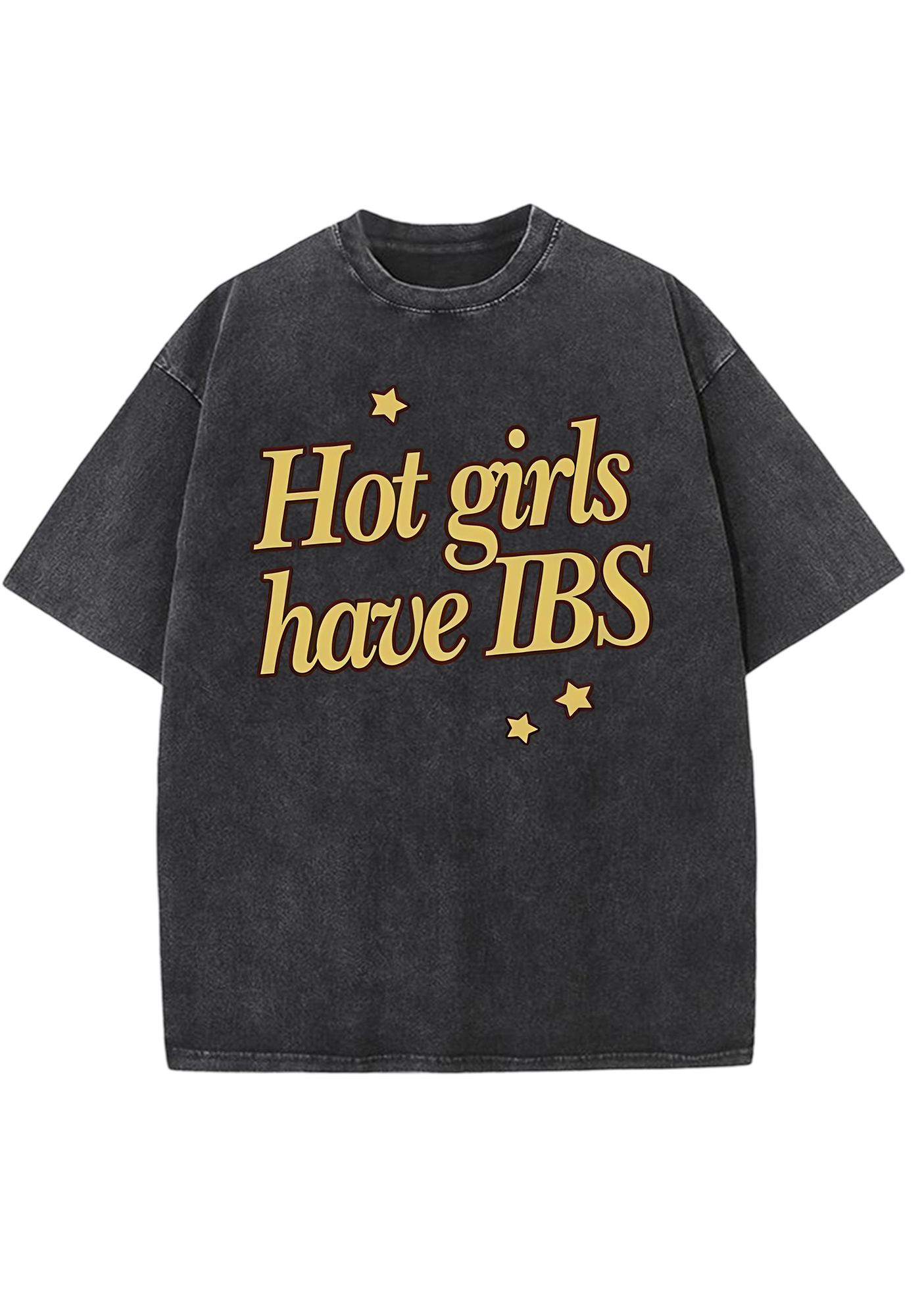 Hot Girls Have IBS Y2K Washed Tee