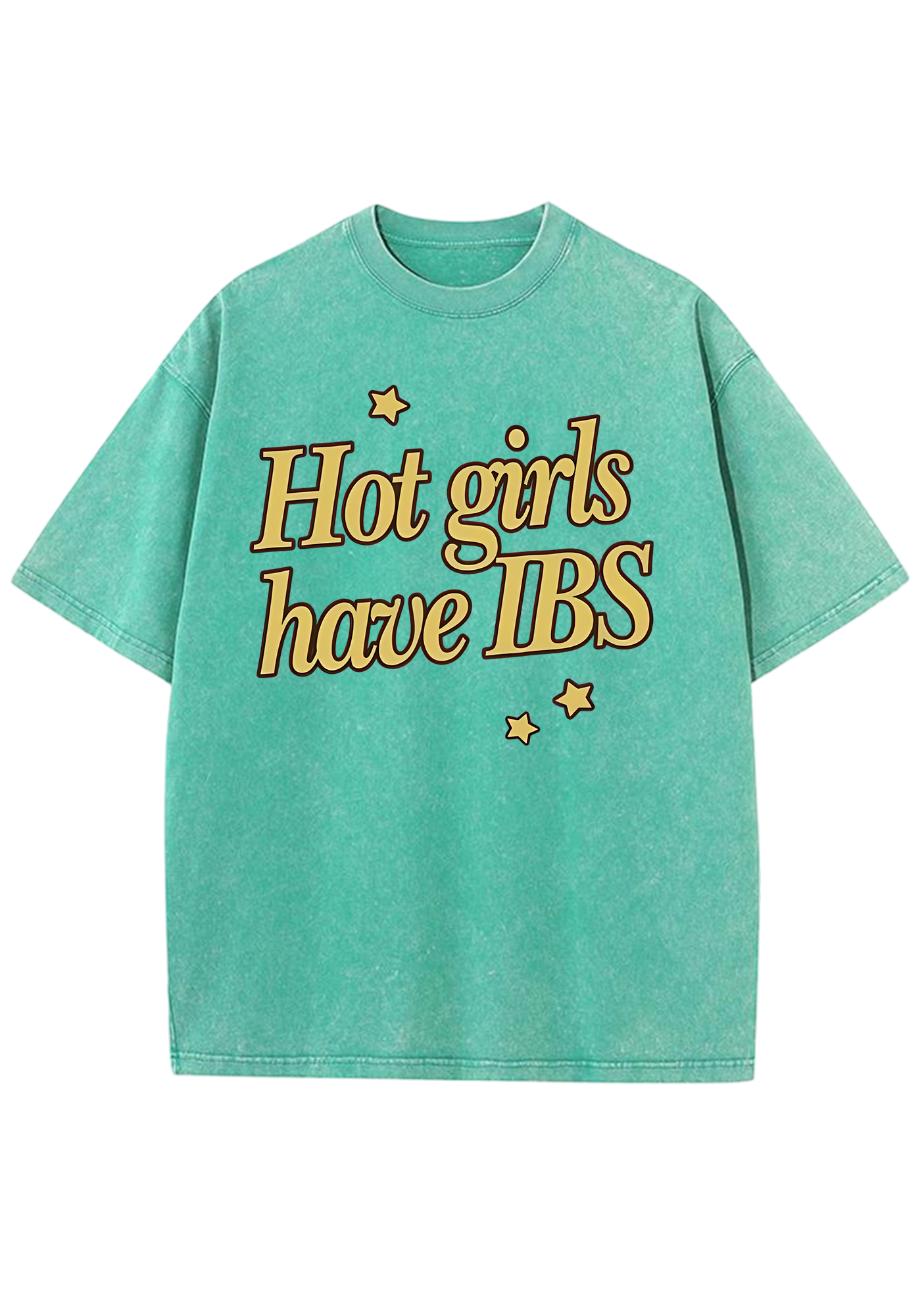 Hot Girls Have IBS Y2K Washed Tee