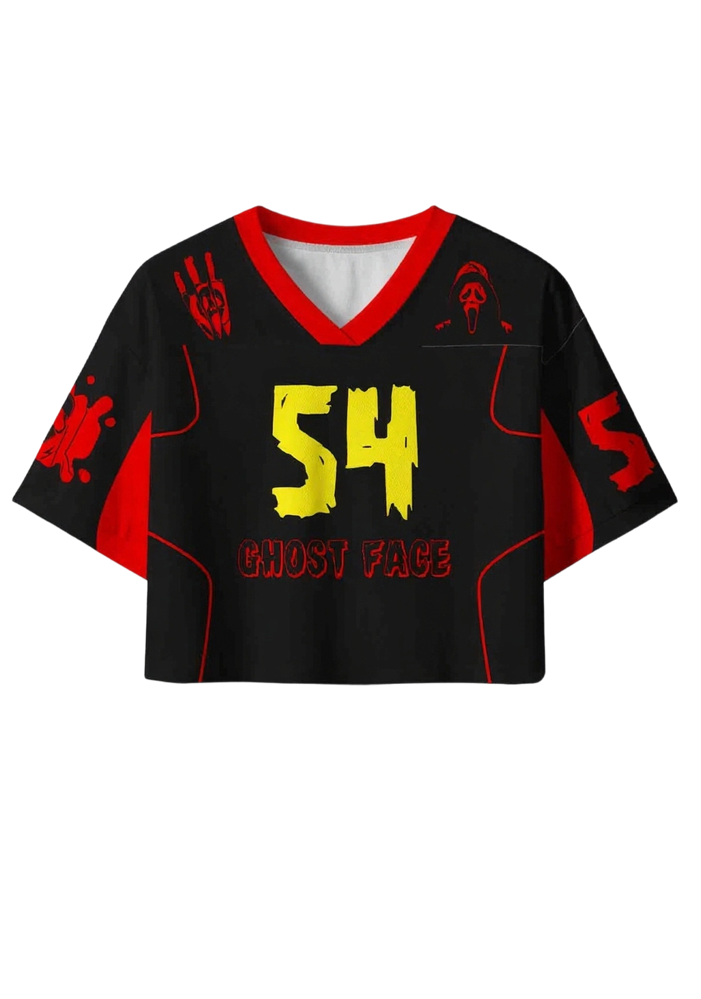 Ghost Y2K Crop Sport Jersey Shirts