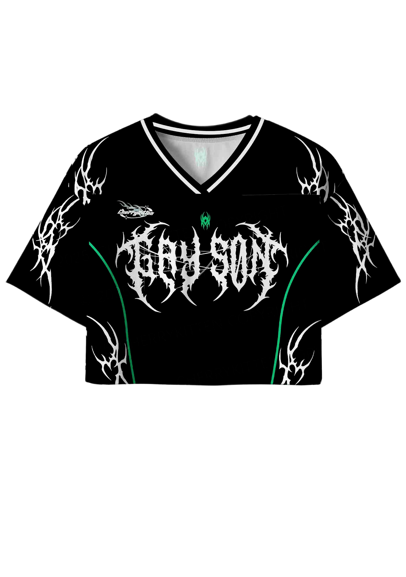 Bad soul Y2K Crop Sport Jersey Shirts