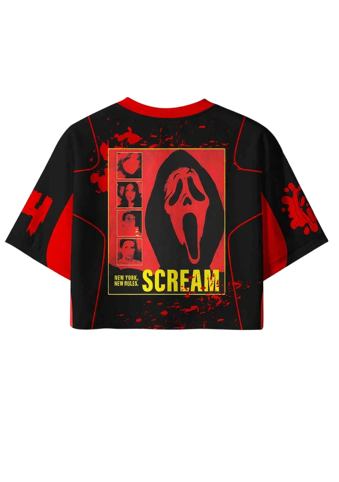 Ghost Y2K Crop Sport Jersey Shirts