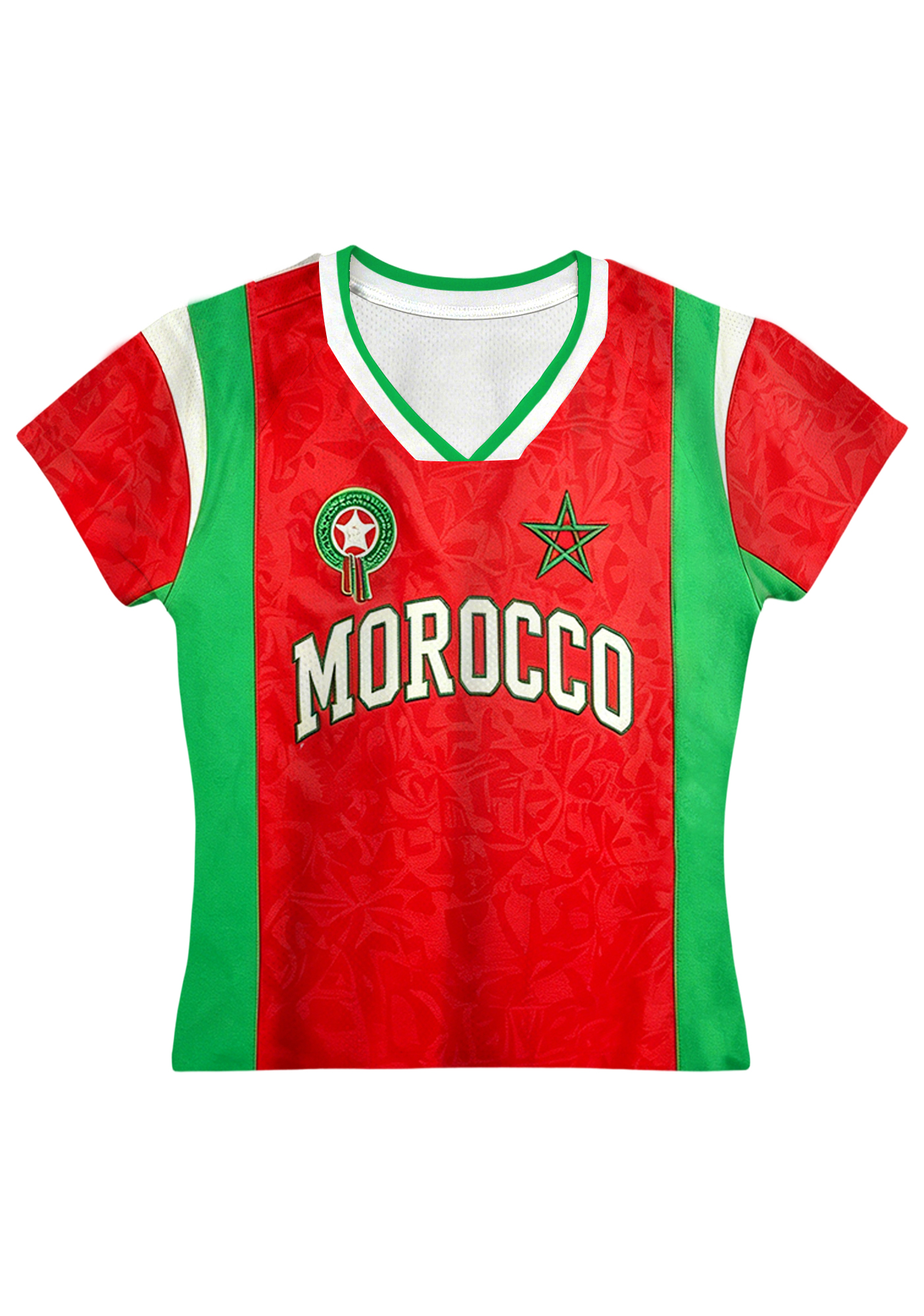 Morocco National Team Mesh Baby Tee
