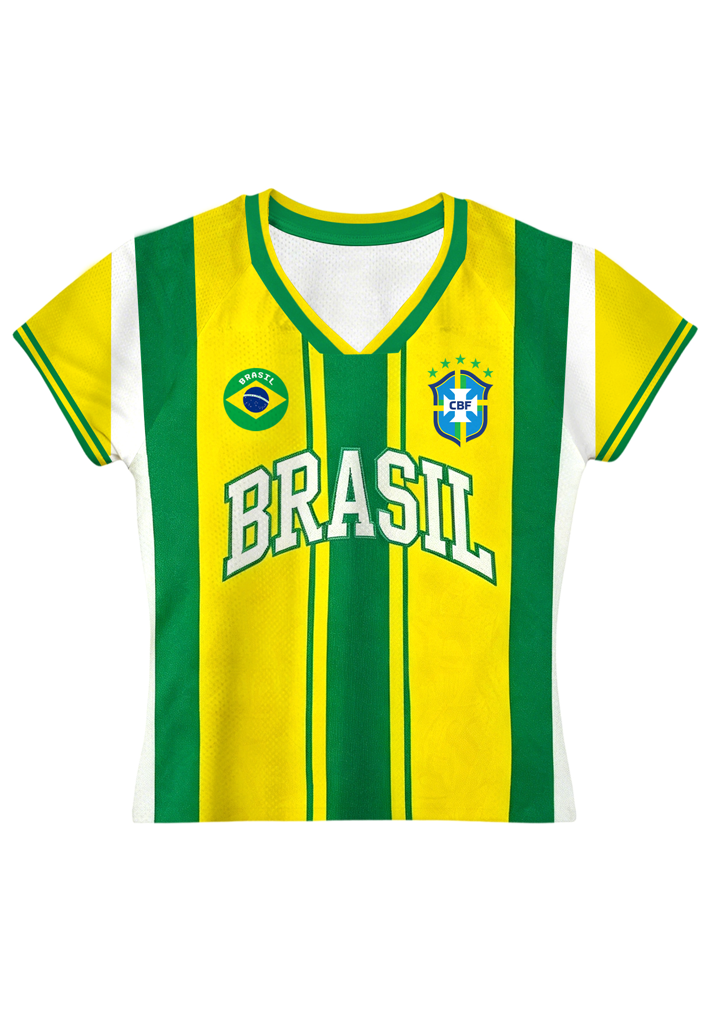 Brazil National Team Throwback Mesh Baby Tee