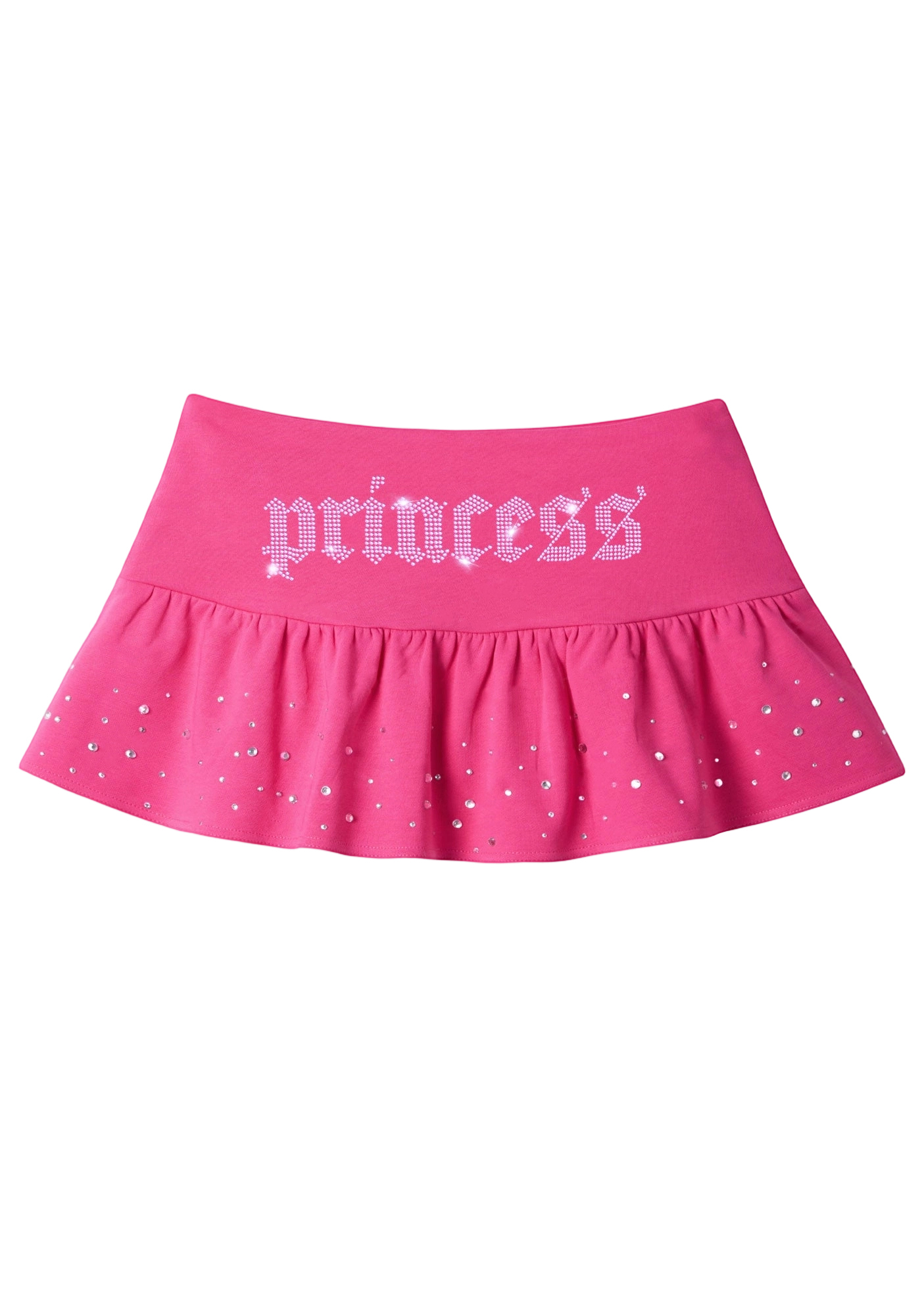  Rhinestone Princess's Y2K Mini Pleated Skirts