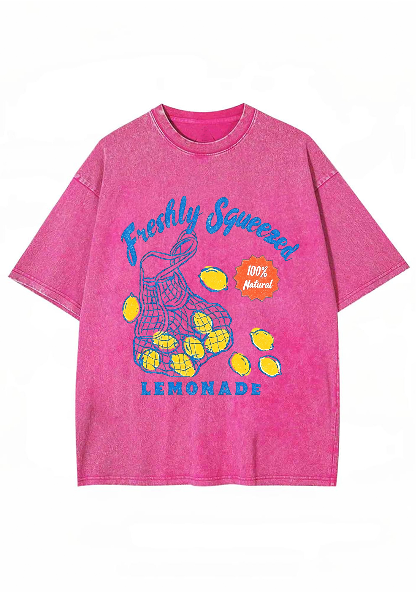 Freshly Squeezed 100% Natural Lemonade Washed Tee