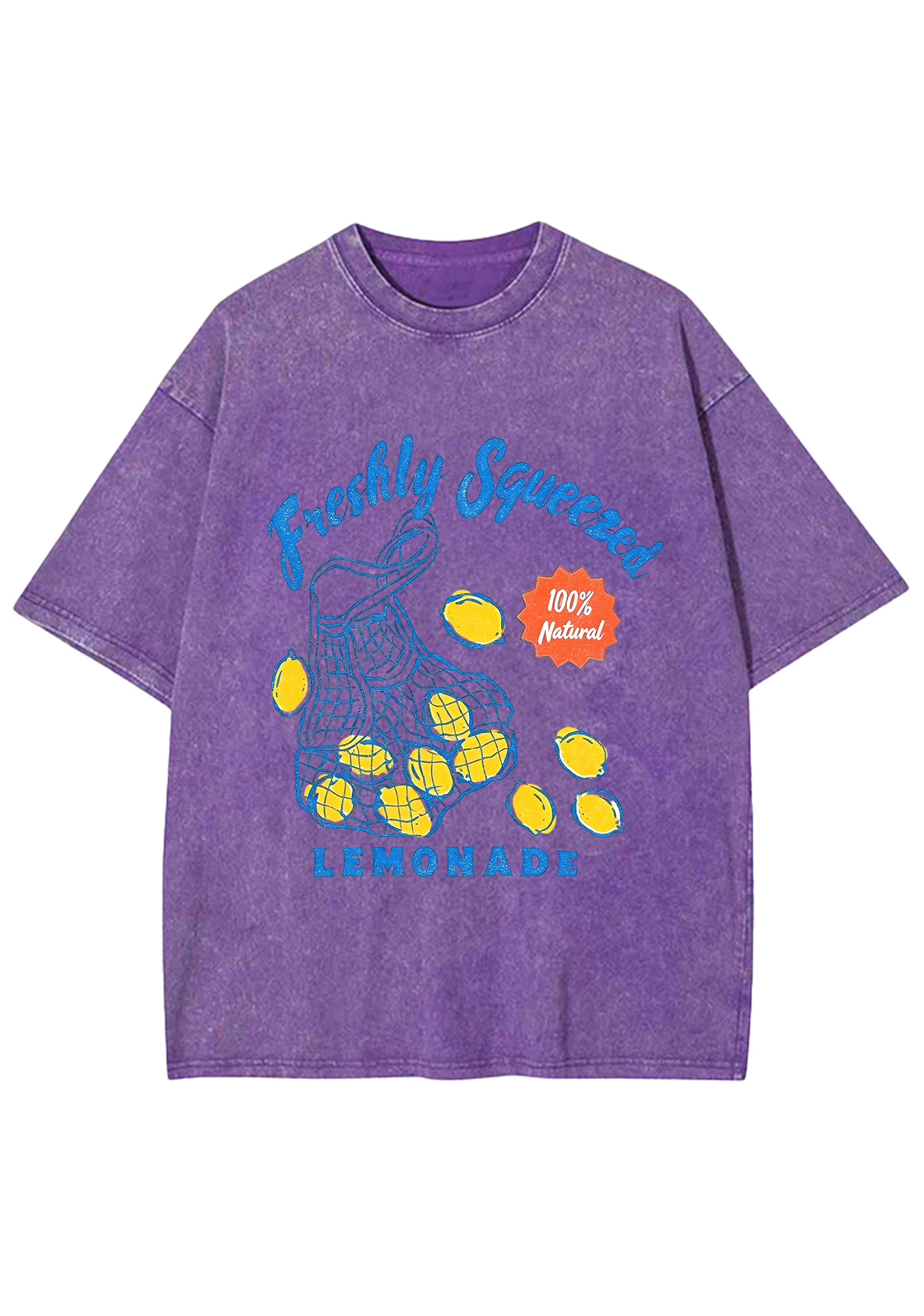 Freshly Squeezed 100% Natural Lemonade Washed Tee