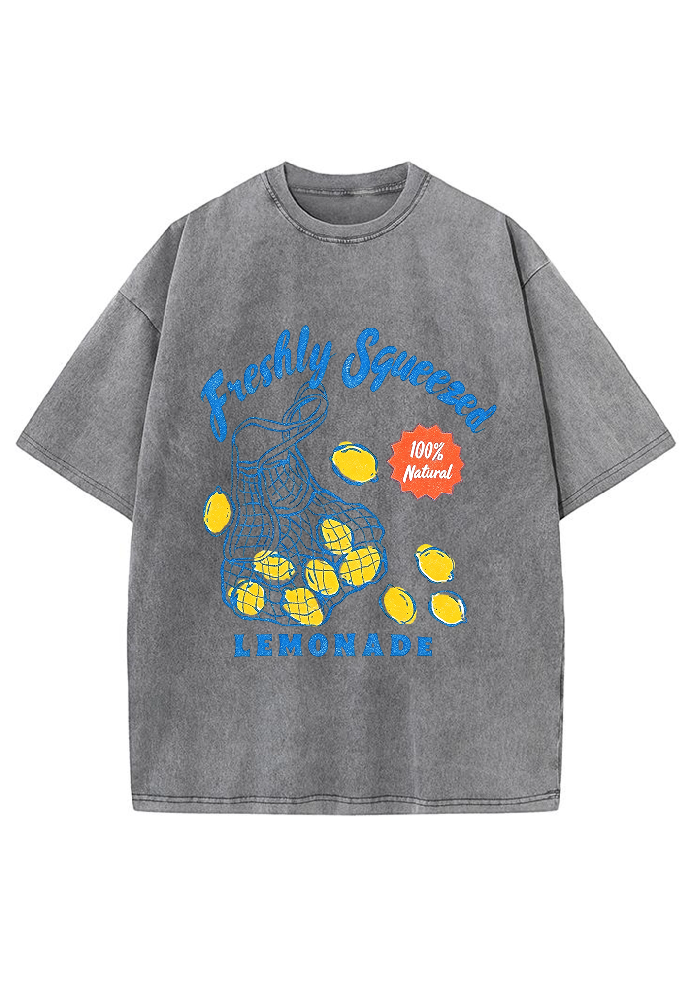 Freshly Squeezed 100% Natural Lemonade Washed Tee