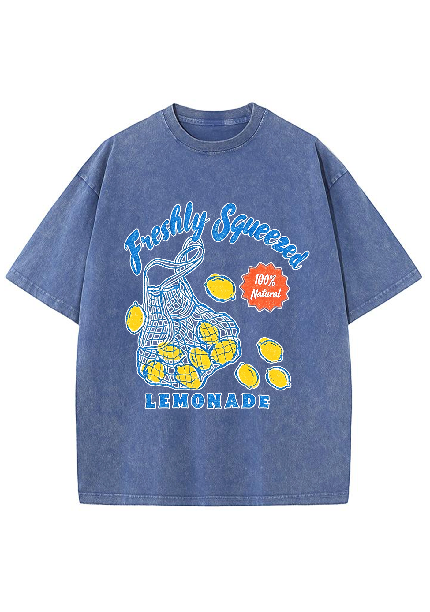 Freshly Squeezed 100% Natural Lemonade Washed Tee