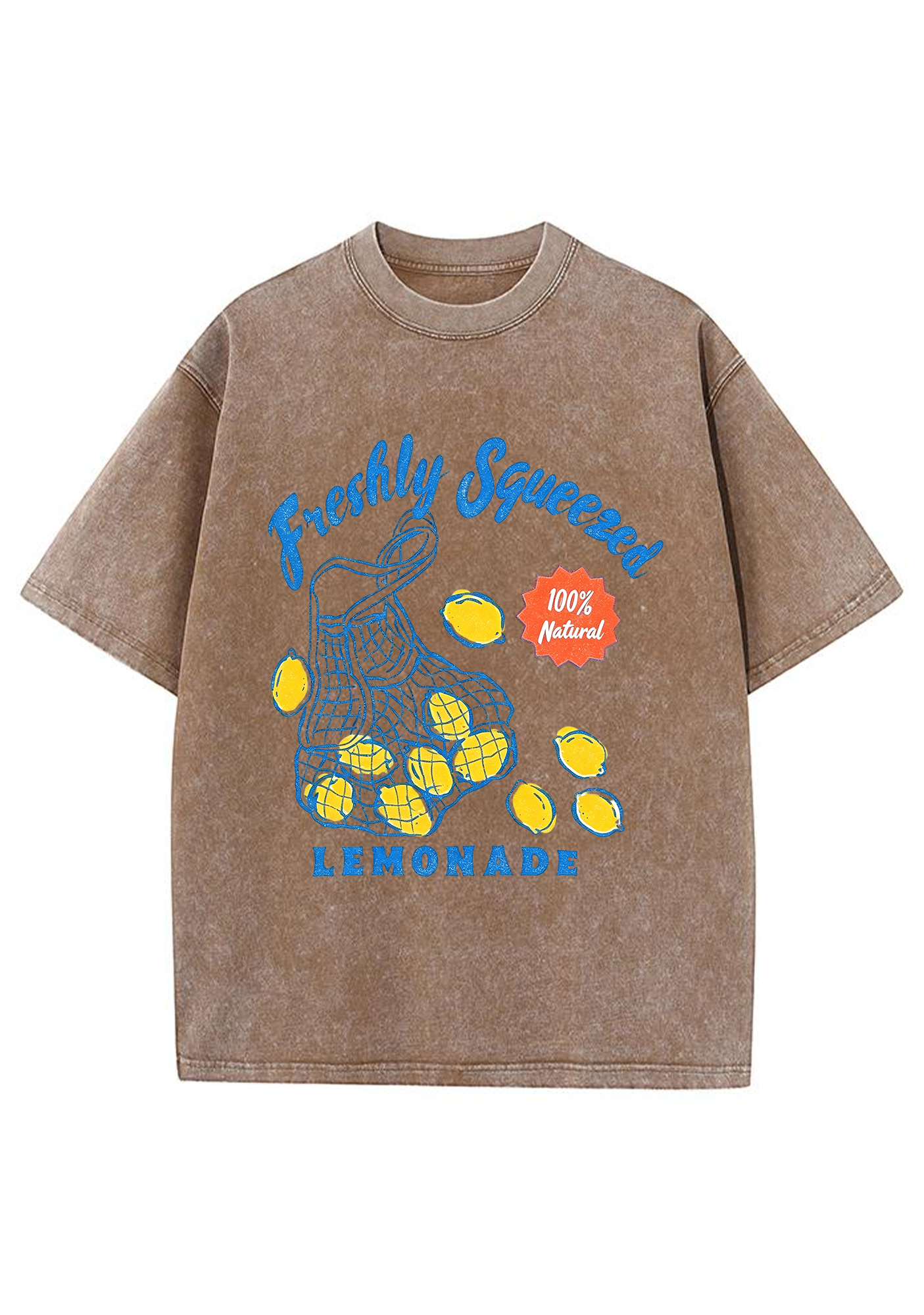 Freshly Squeezed 100% Natural Lemonade Washed Tee