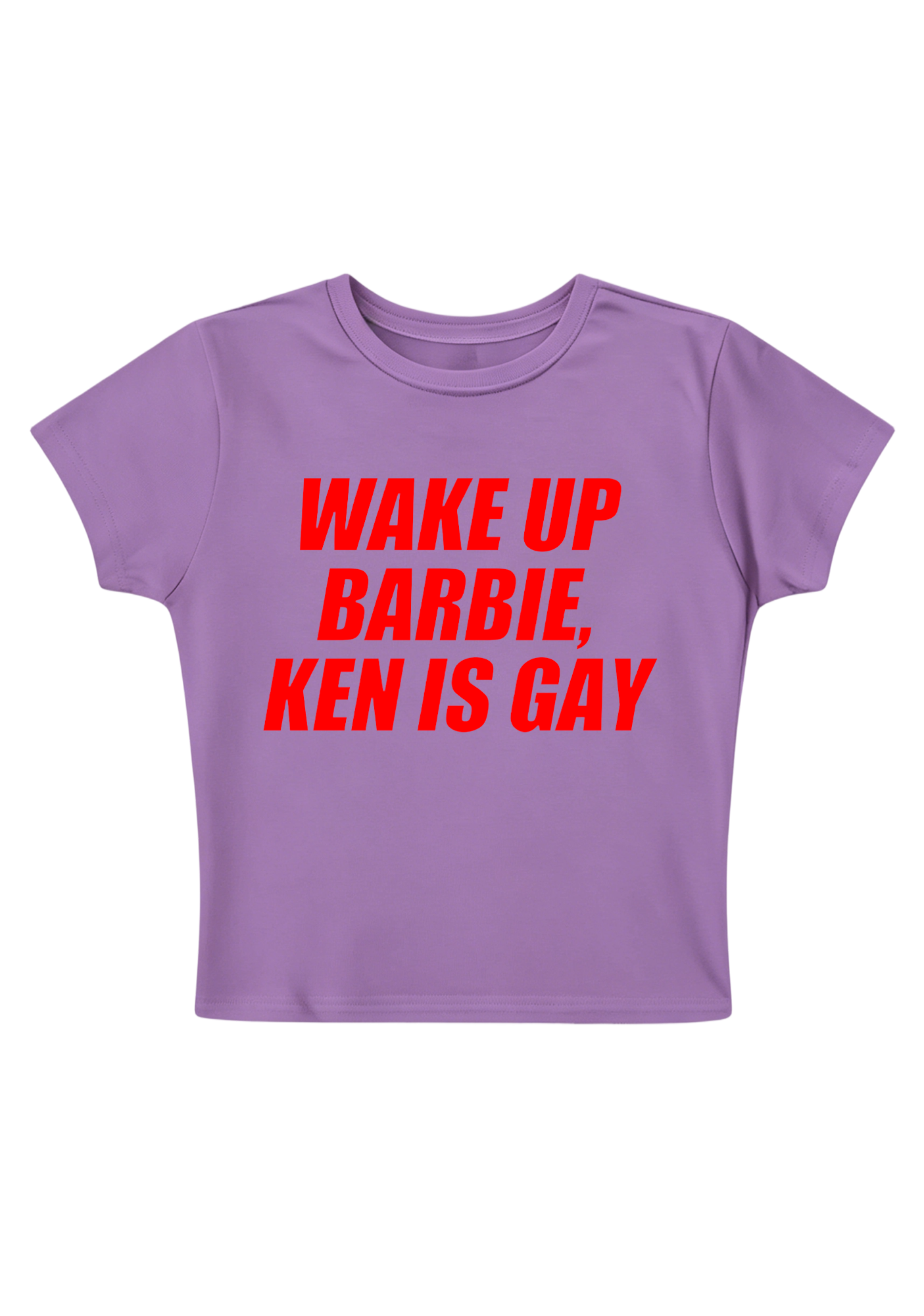 Wake Up Barbie Ken Is Gay Y2K Baby Tee