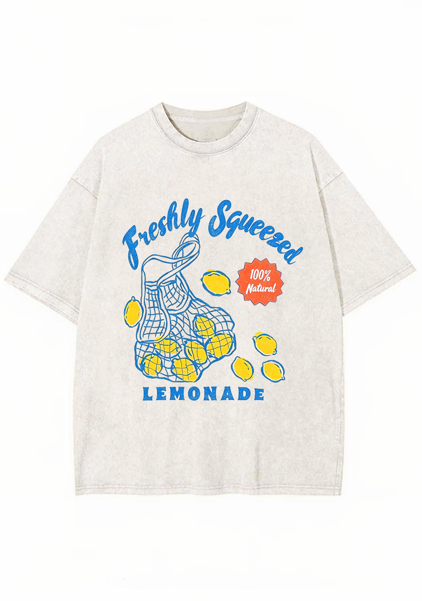 Freshly Squeezed 100% Natural Lemonade Washed Tee