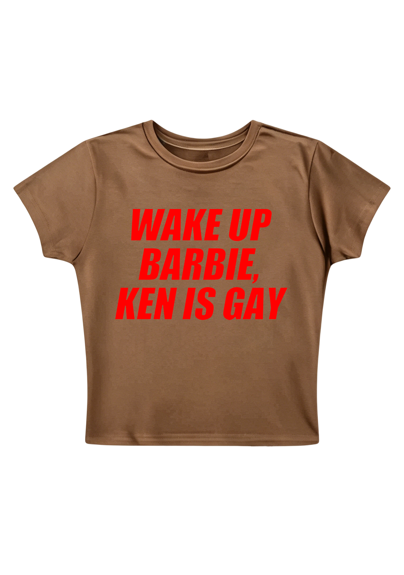 Wake Up Barbie Ken Is Gay Y2K Baby Tee