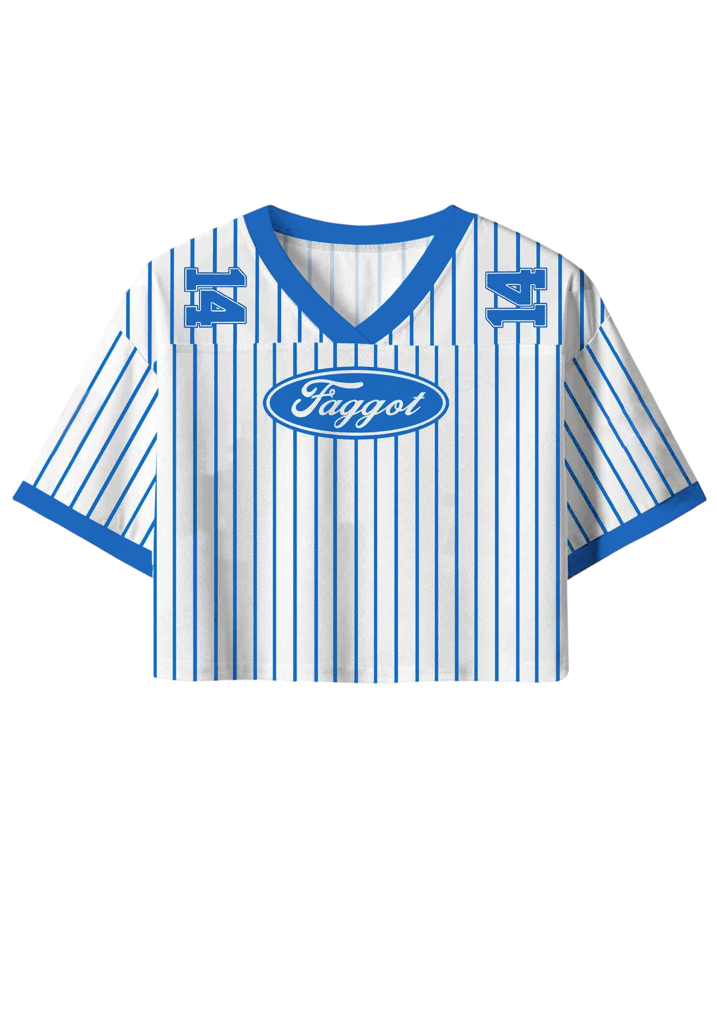 Faggot Y2K Crop Sport Jersey Shirts