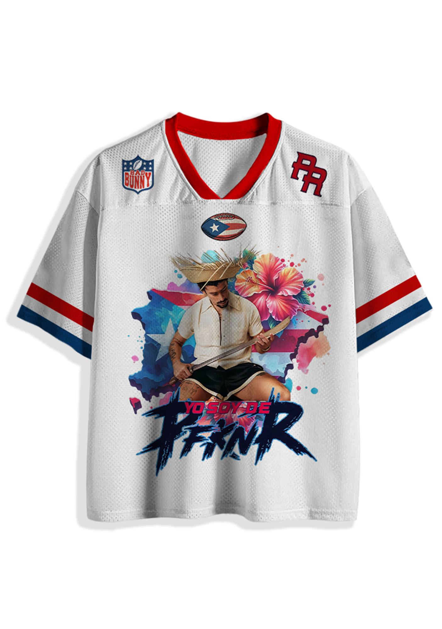 Bad Bunny Y2K Crop Sport Jersey Shirts