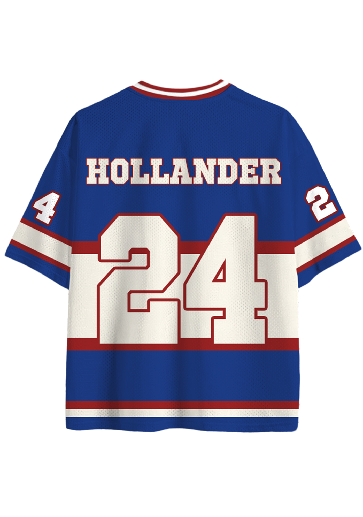 Quebec Hockey Captain Color Block Mesh Short Sleeve Jersey