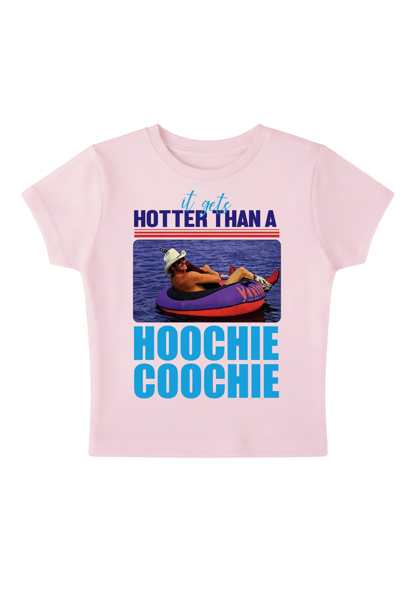 Hoochie Coochie Retro Y2K Baby Tee