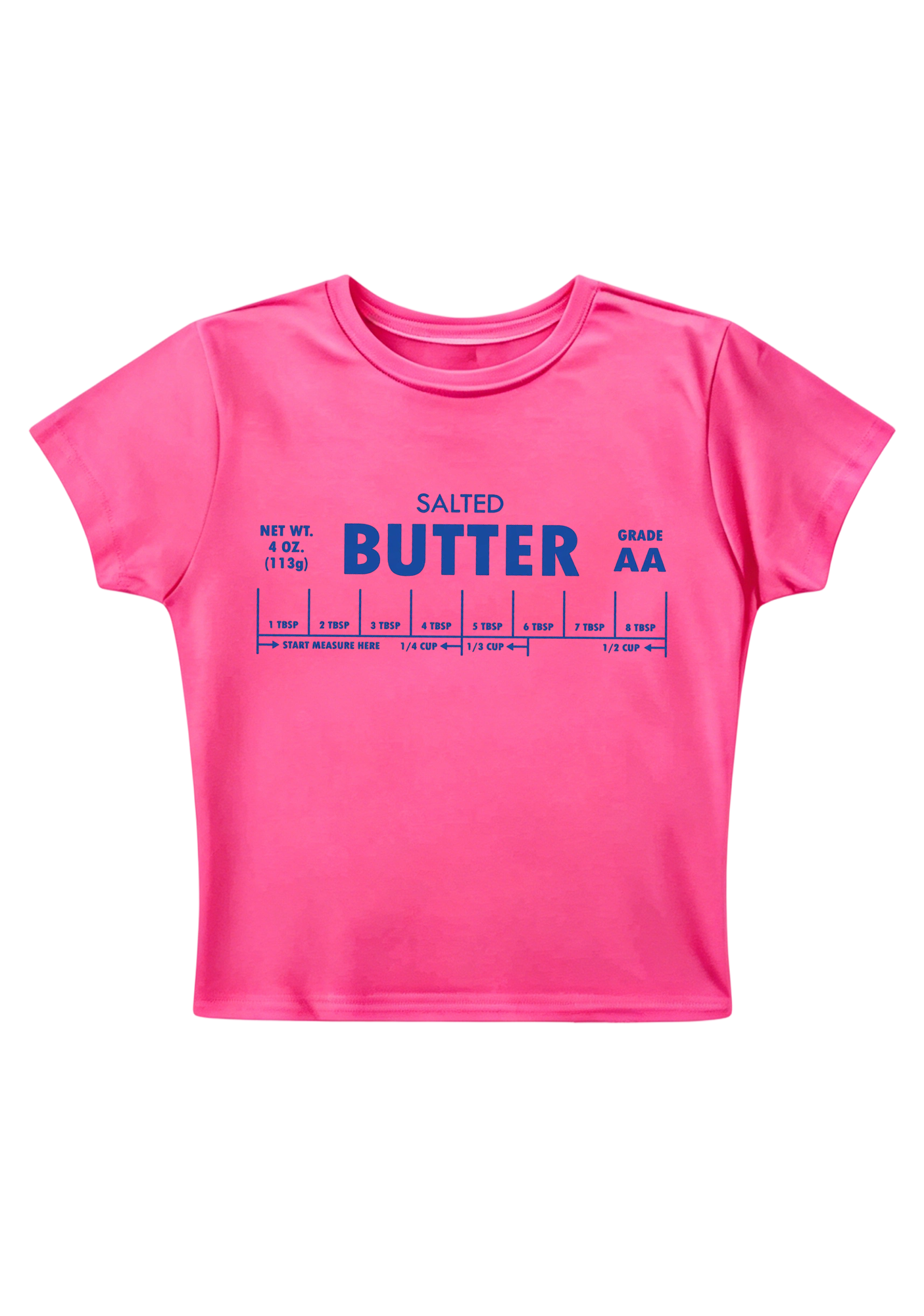 Salted Butter Y2K Baby Tee