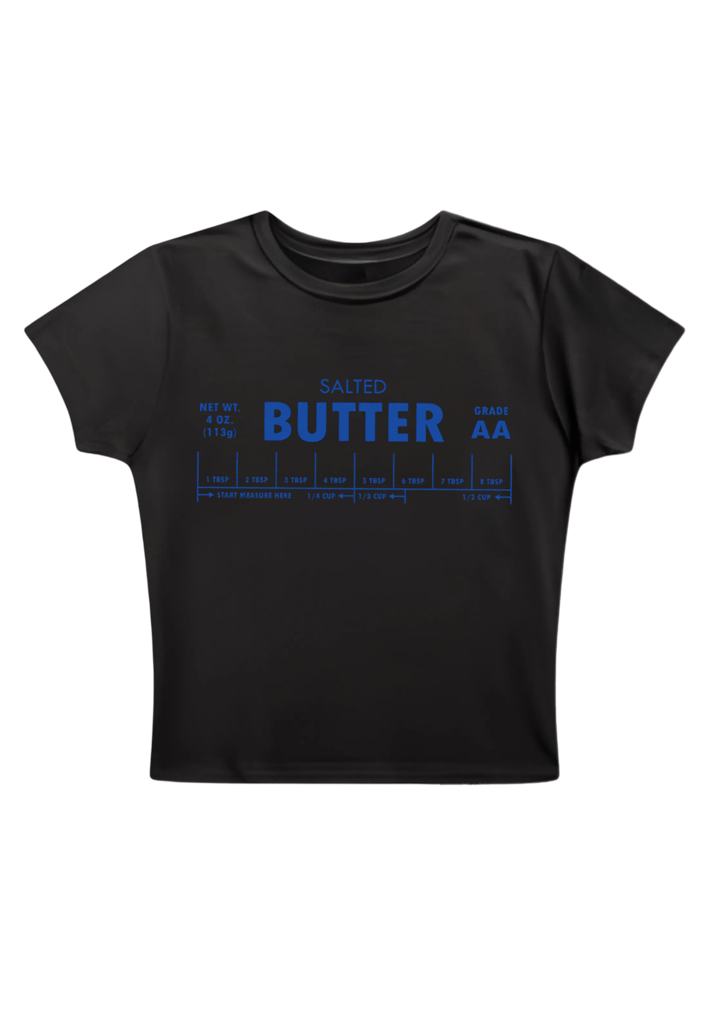 Salted Butter Y2K Baby Tee