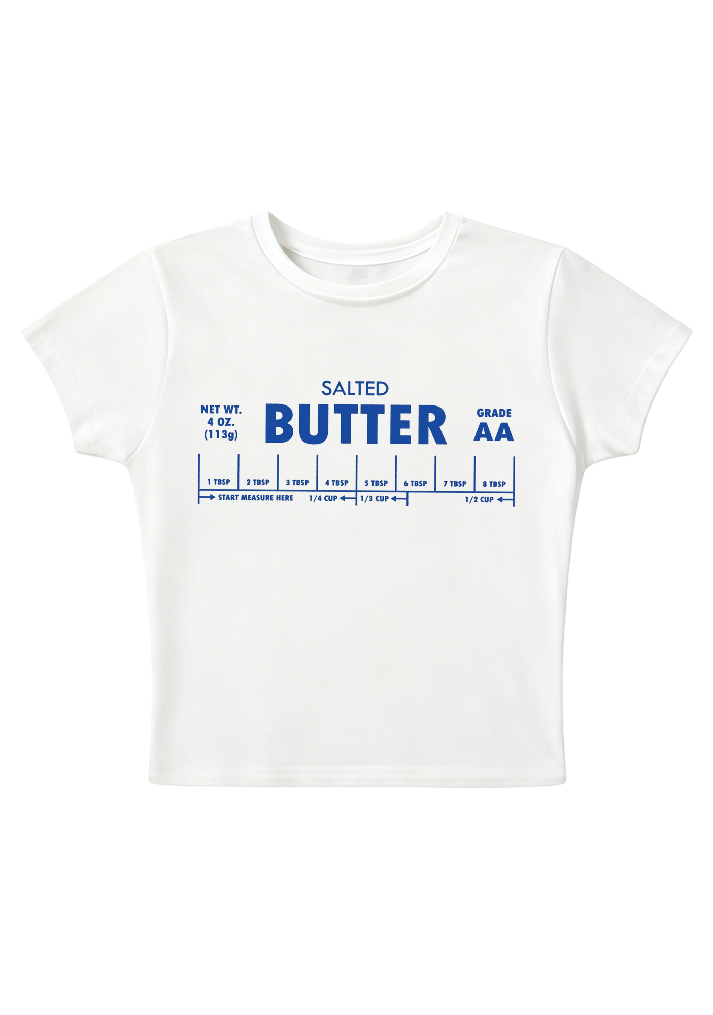 Salted Butter Y2K Baby Tee