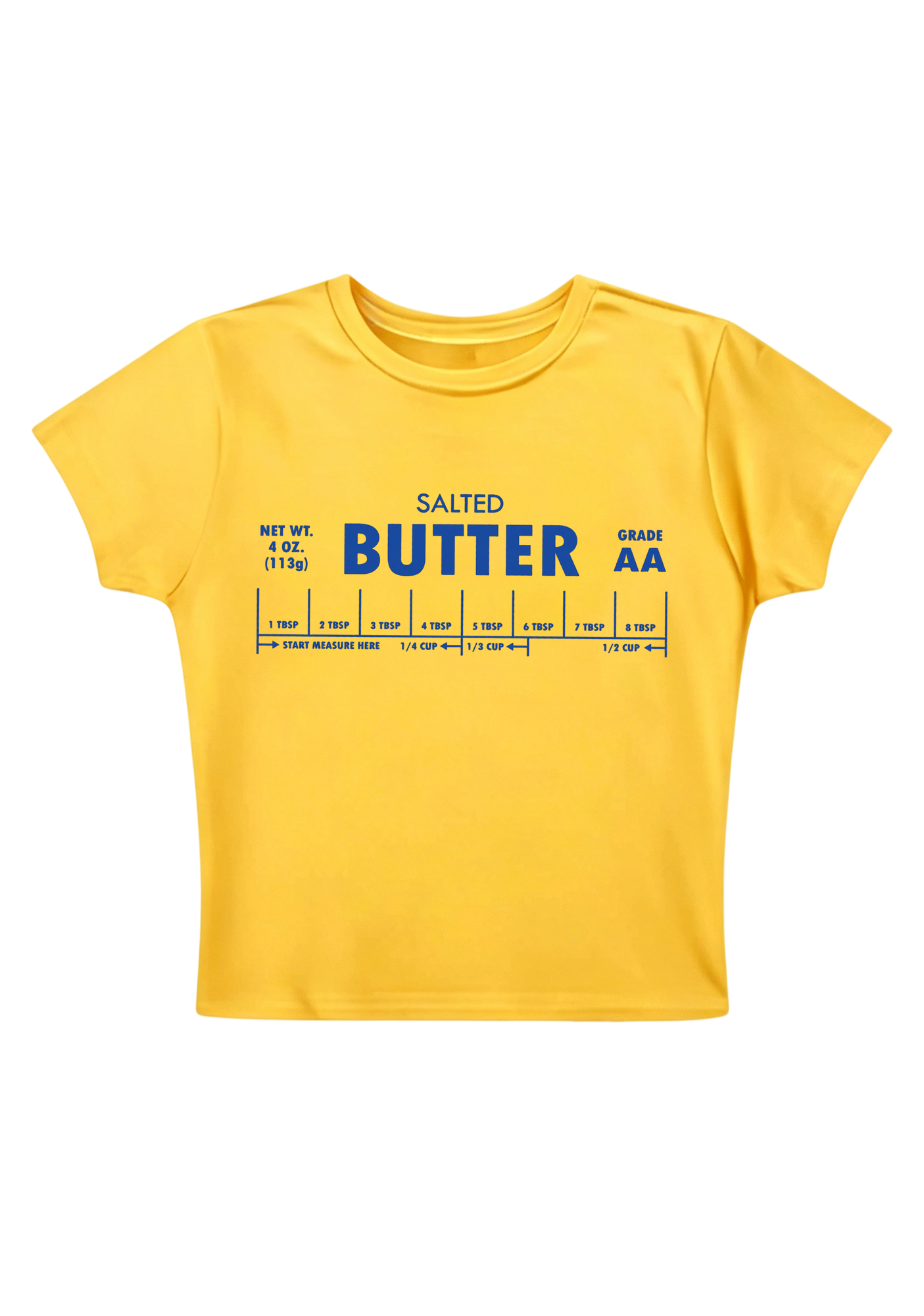 Salted Butter Y2K Baby Tee