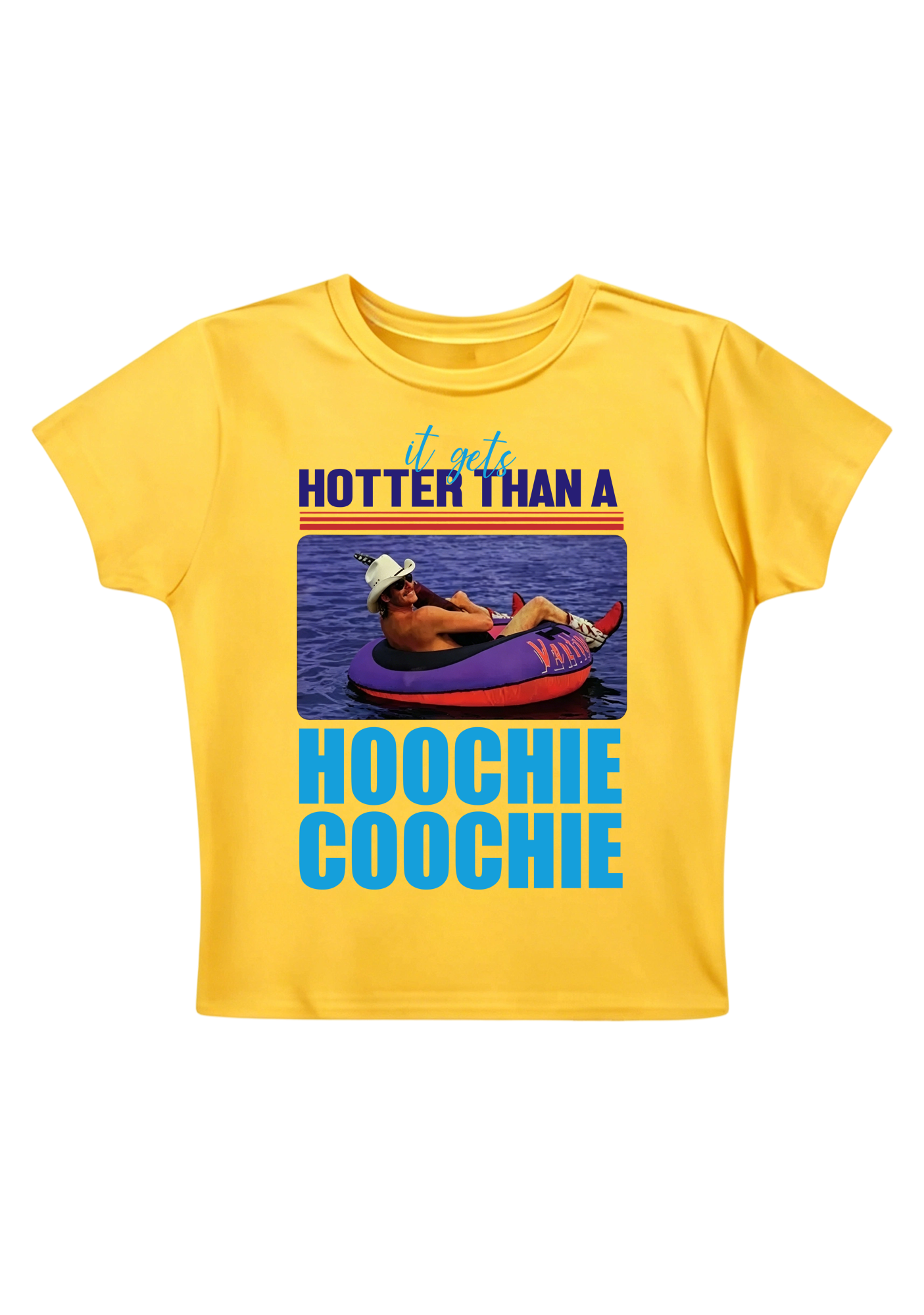 Hoochie Coochie Retro Y2K Baby Tee