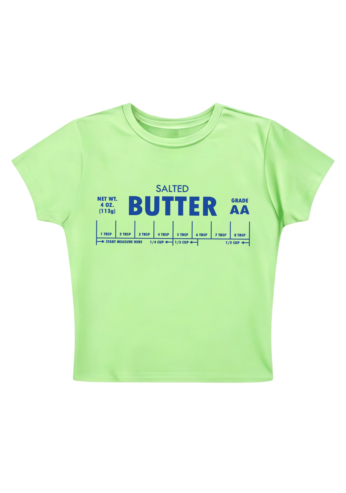 Salted Butter Y2K Baby Tee