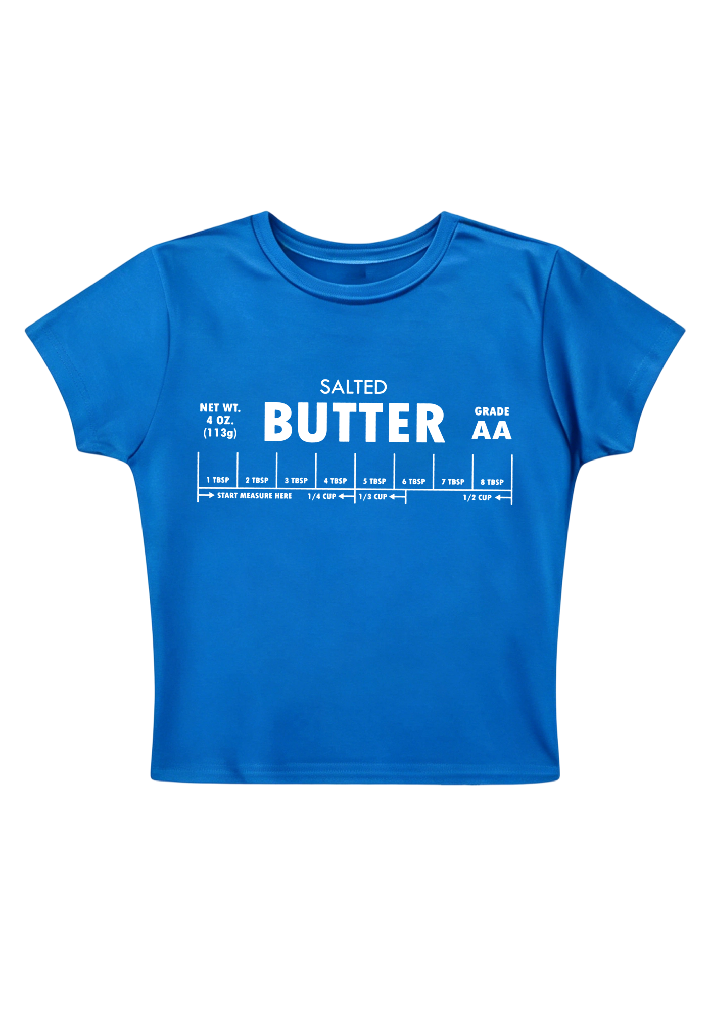 Salted Butter Y2K Baby Tee