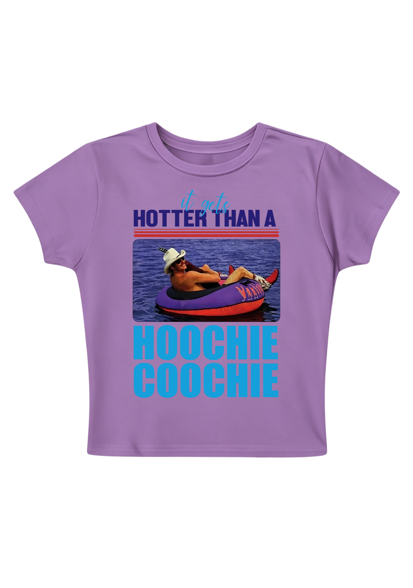 Hoochie Coochie Retro Y2K Baby Tee