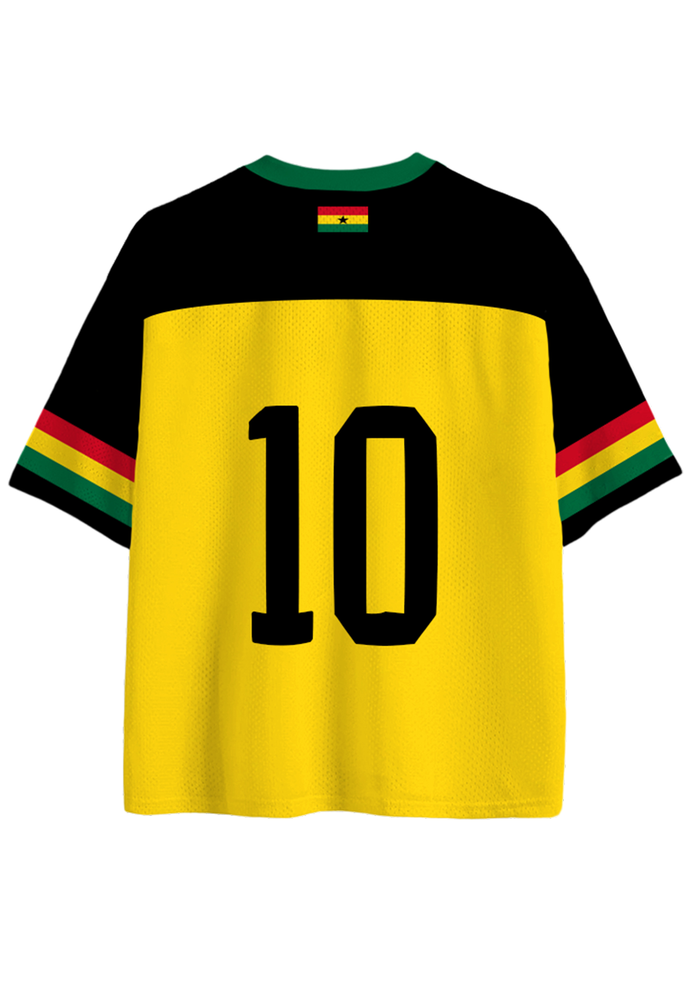 Ghana No.10 Color Block Mesh Jersey Shirts