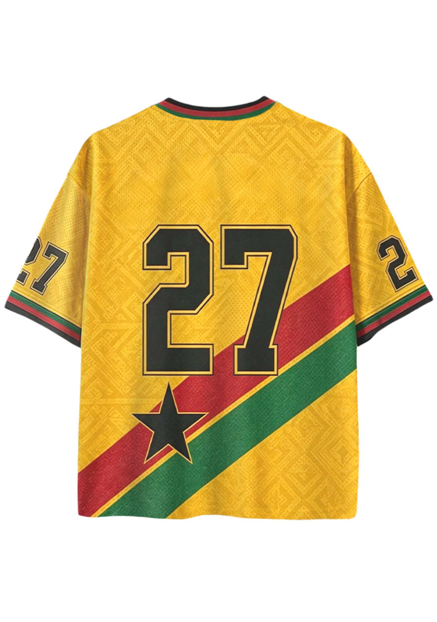 Black Stars Ghana National Team Mesh Jersey Shirts