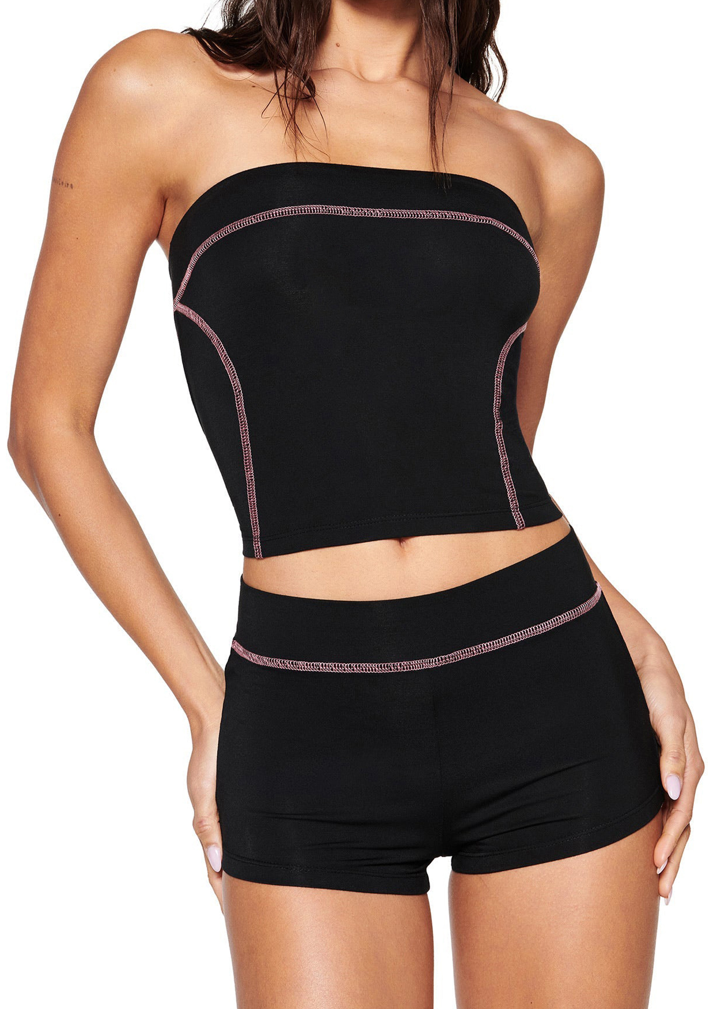 Women's Black Baddie Booty Shorts