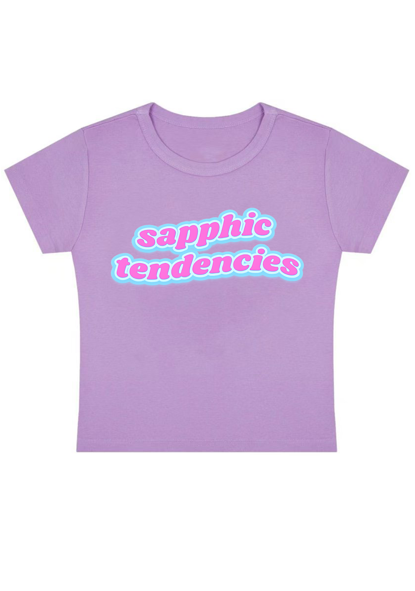 Sapphic Tendencies Y2K Baby Tee