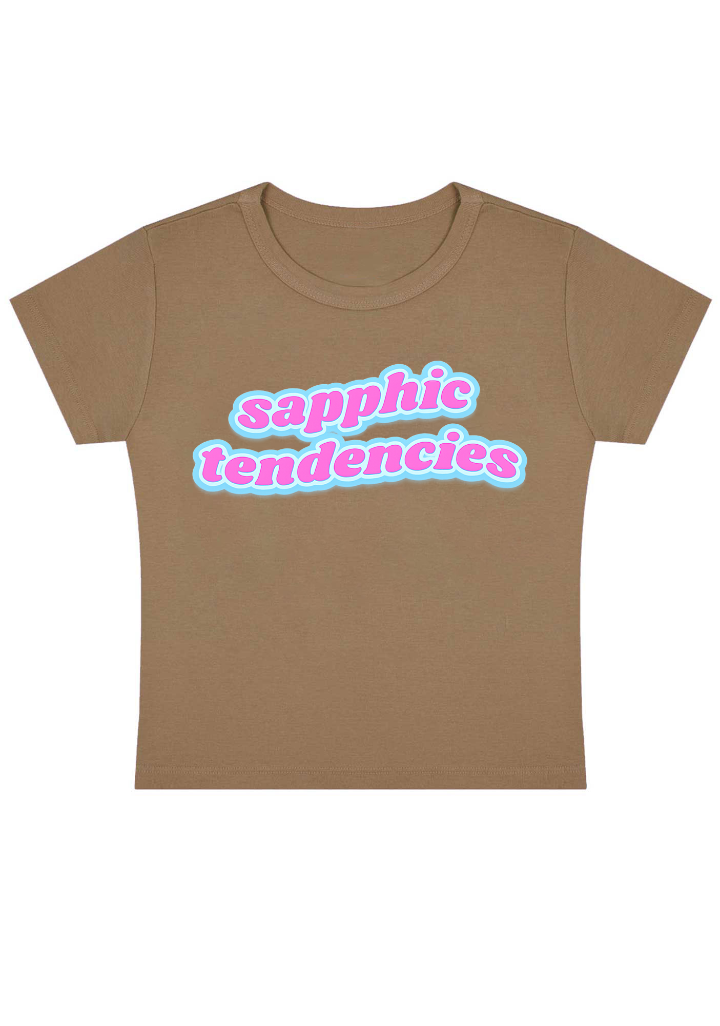 Sapphic Tendencies Y2K Baby Tee