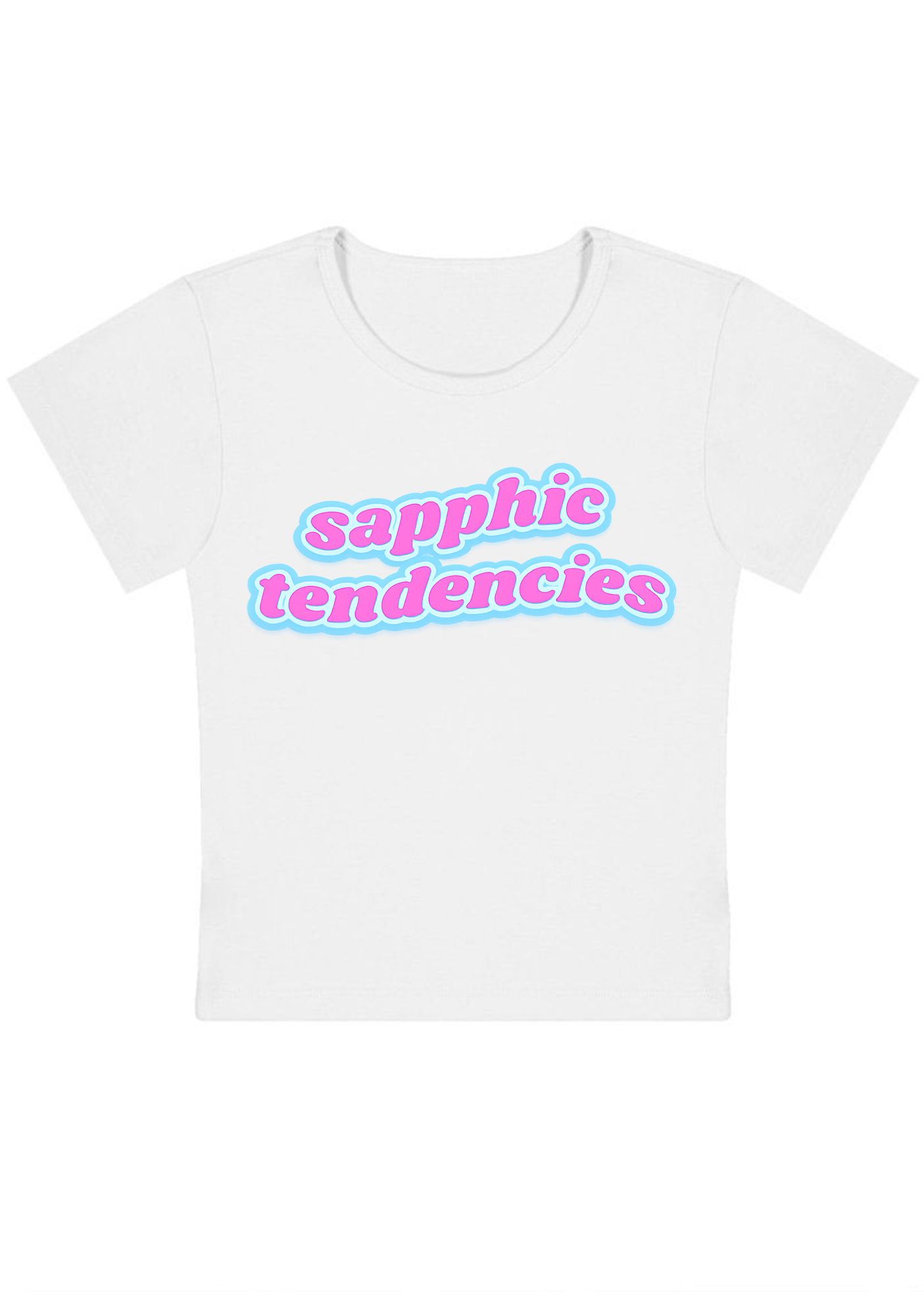 Sapphic Tendencies Y2K Baby Tee