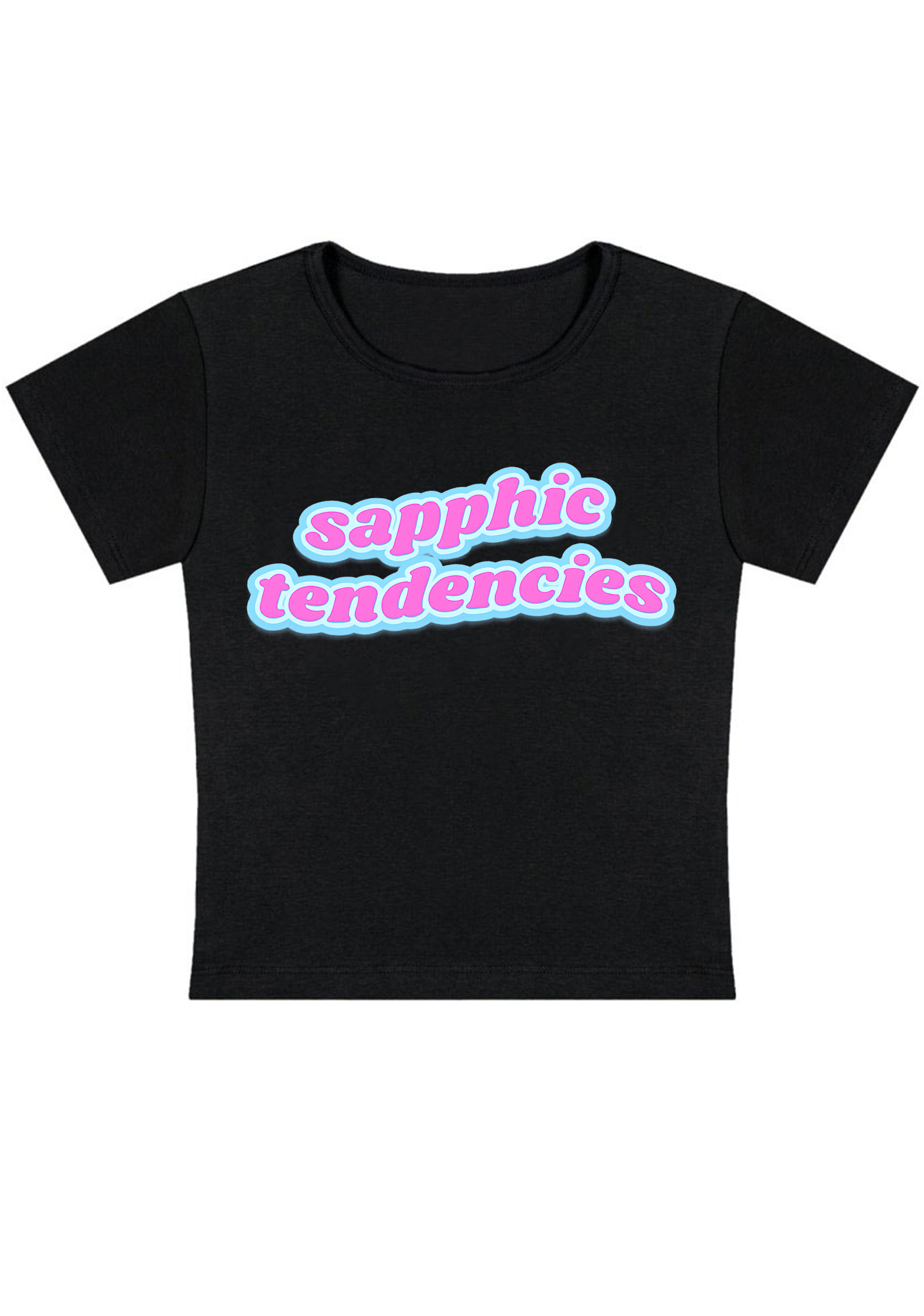 Sapphic Tendencies Y2K Baby Tee
