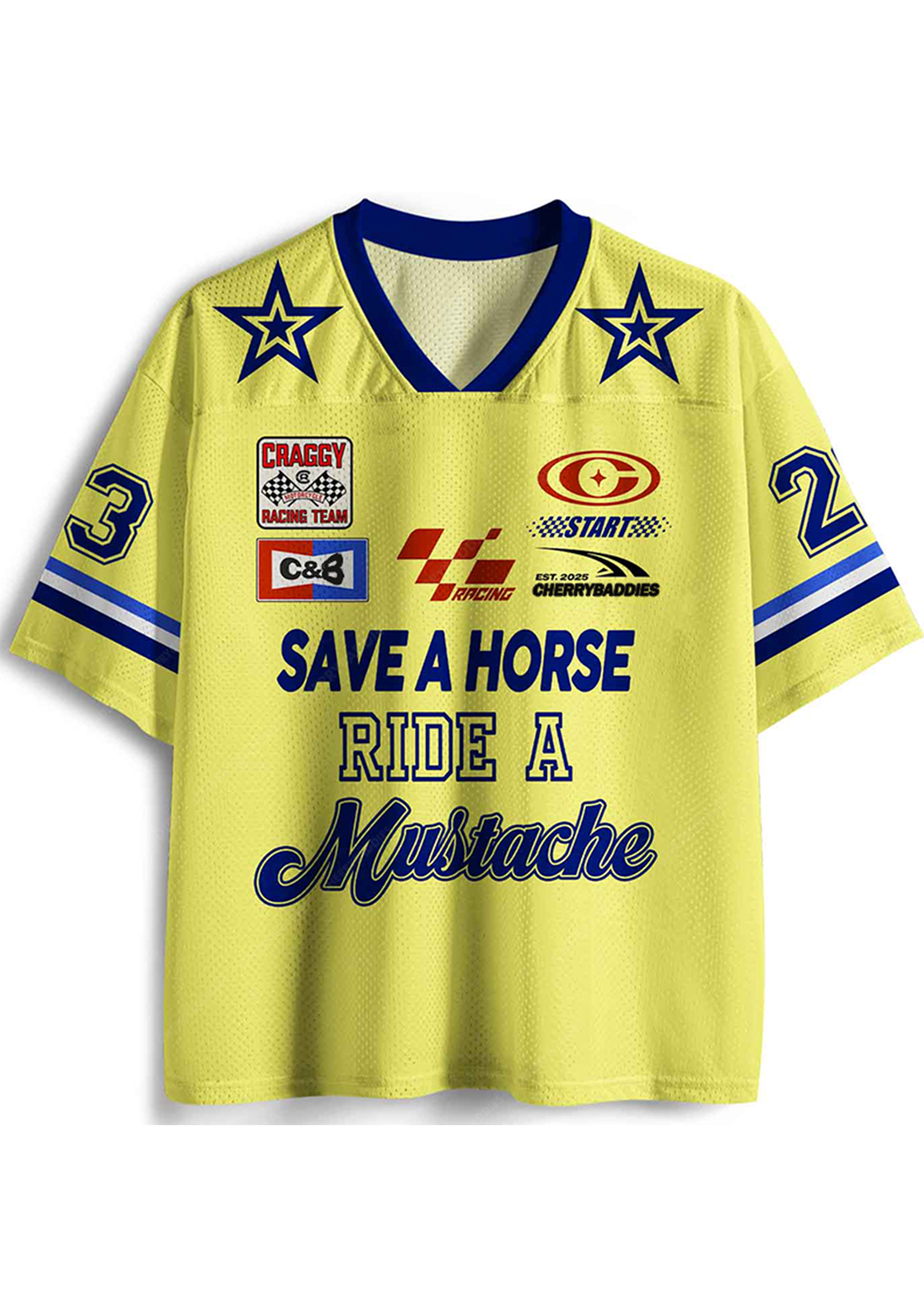 Save a Horse Y2K Crop Sport Jersey Shirts