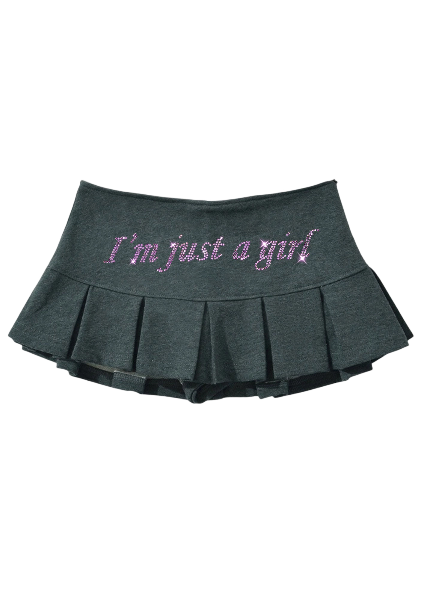 I'm Just a Girl Y2K Mini Pleated Skirts