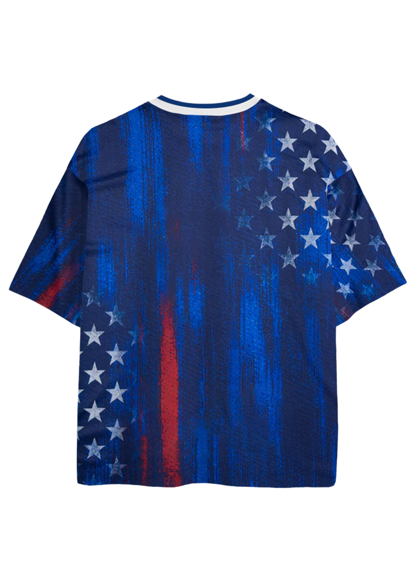 Retro USA Stars & Stripes Mesh Jersey Shirts