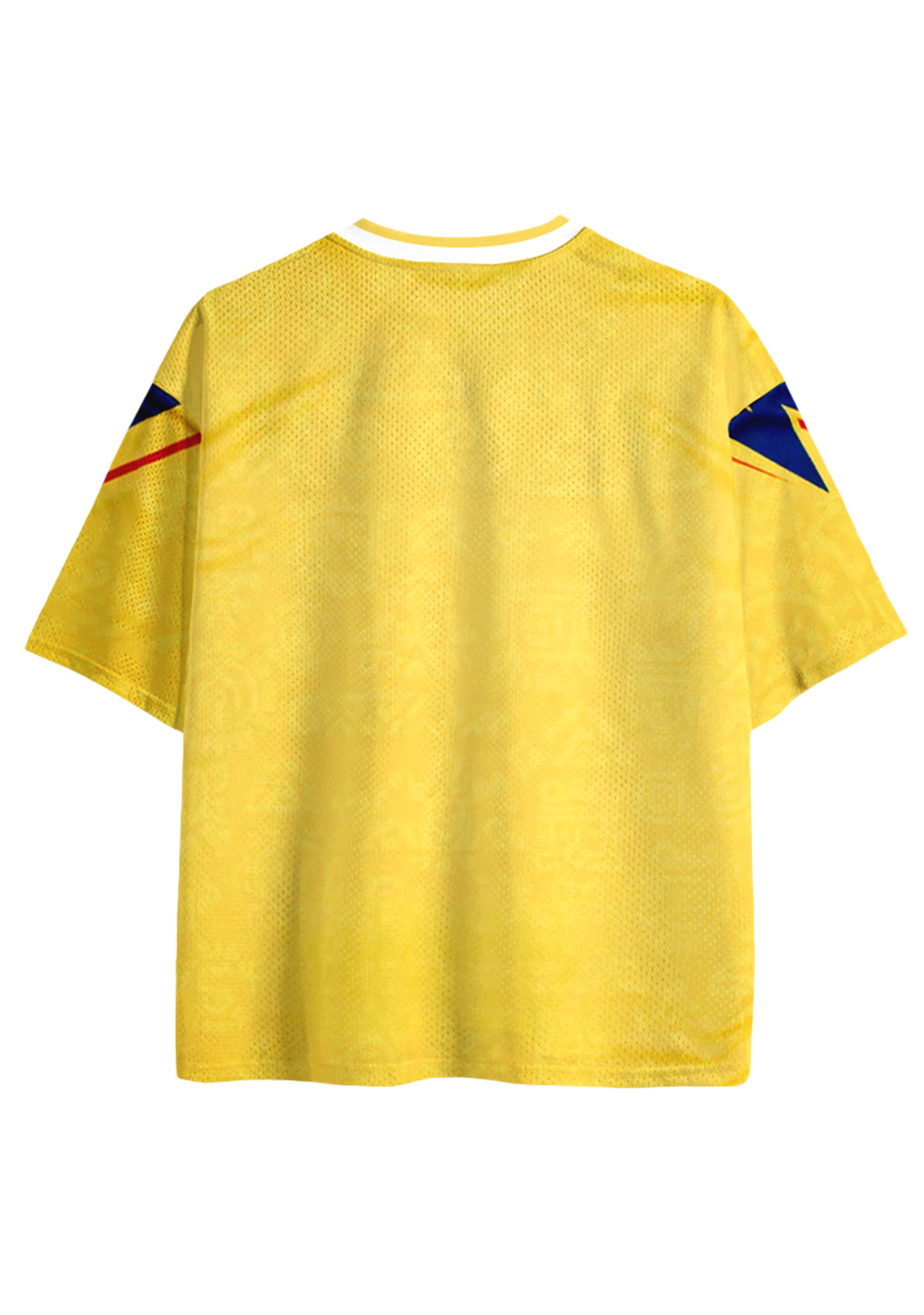 Yellow Heatwave: Colombia Throwback Mesh Jersey Shirts