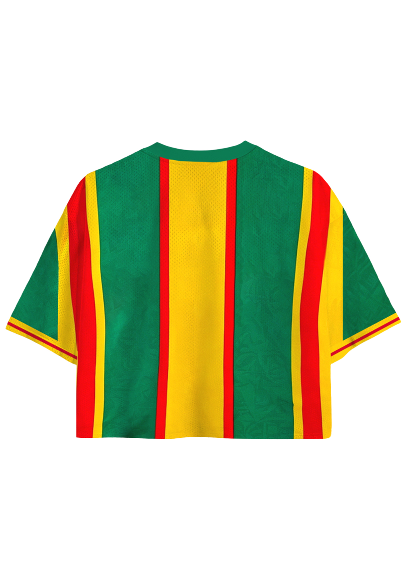  Ethiopian National Team Throwback Cropped Mesh Jersey Shirt
