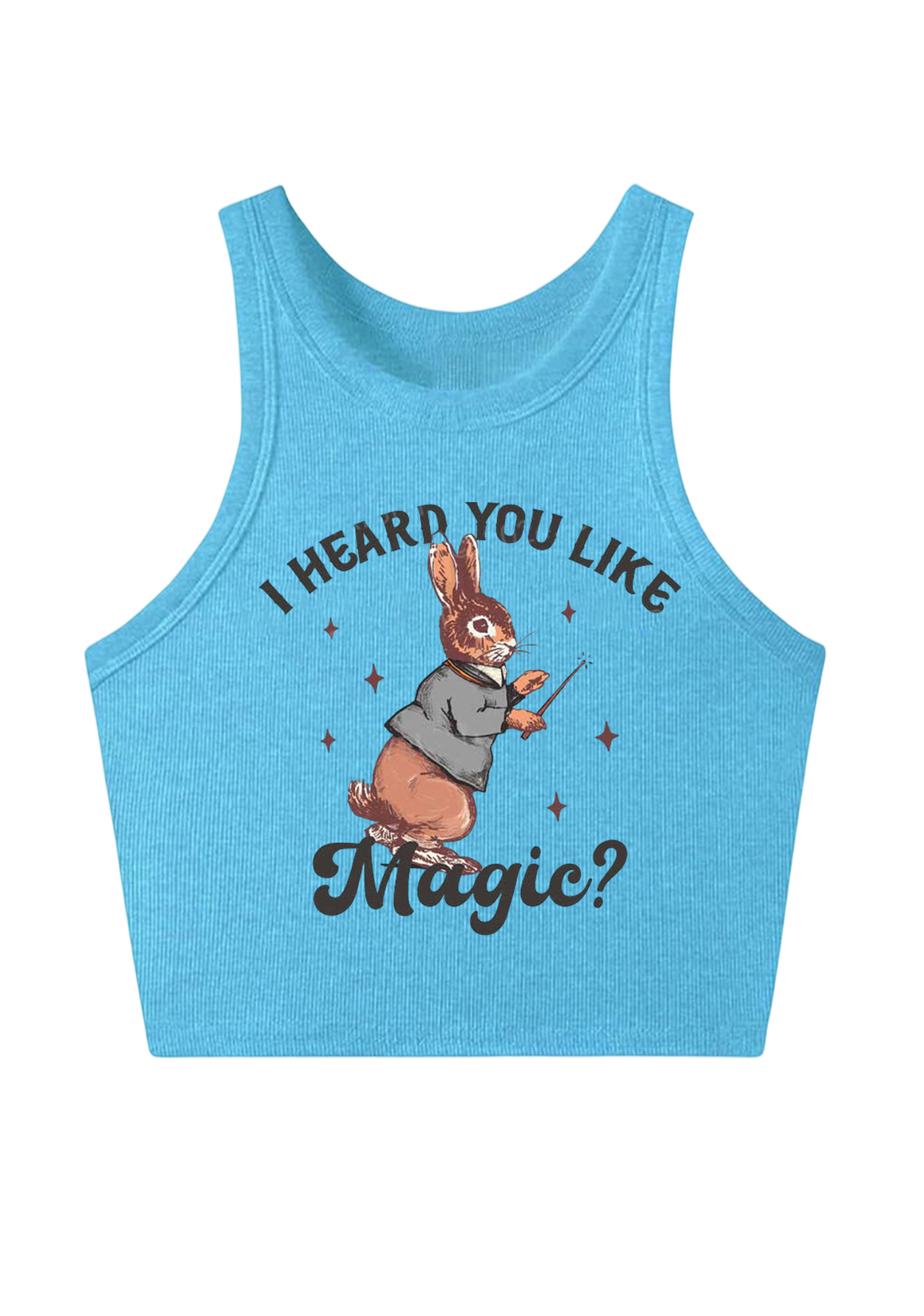 I Heard You Like Magic Y2K Crop Tank Top