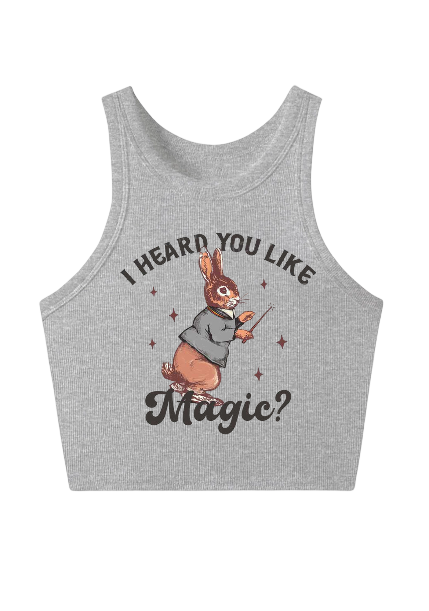 I Heard You Like Magic Y2K Crop Tank Top