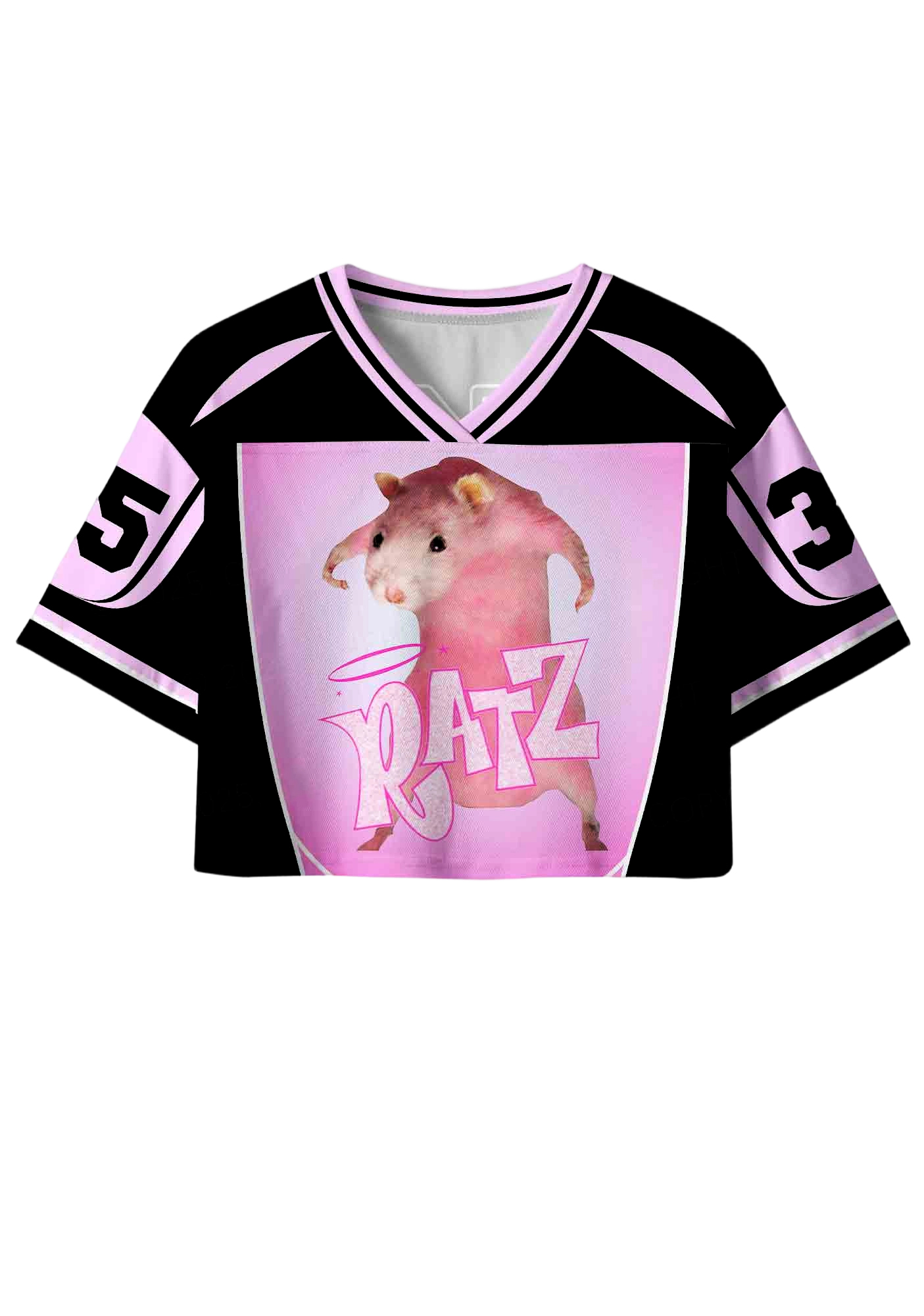 Ratz Y2K Crop Sport Jersey Shirts
