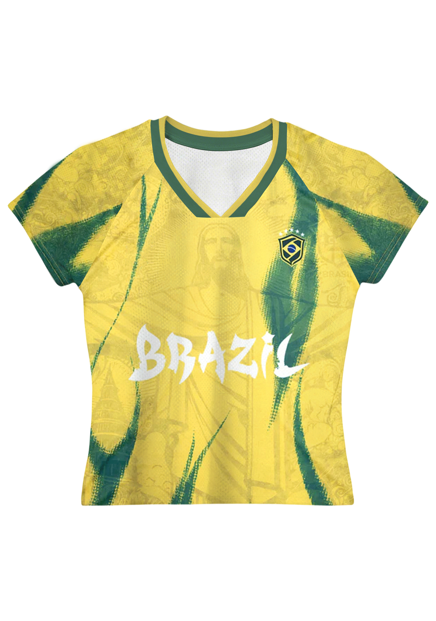 Brazil Christ the Redeemer Retro Baby Tee