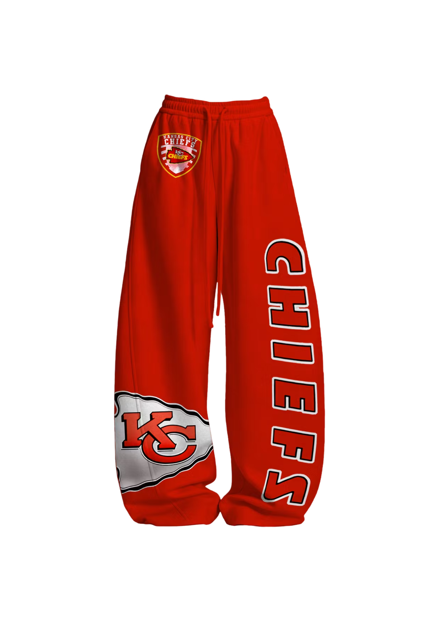 Kansas City Chiefs KC Arrowhead Logo Tops & Elasticated Trousers Two-Piece Set