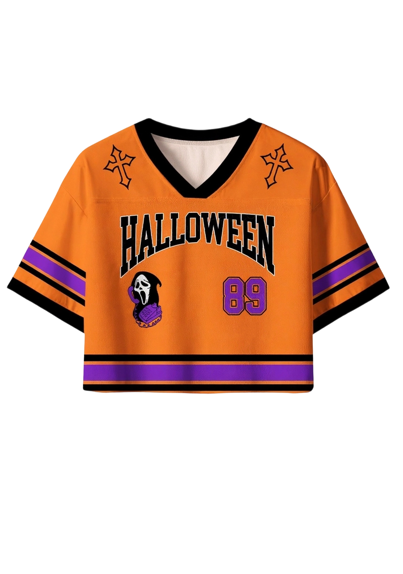 Halloween Y2K Crop Sport Jersey Shirts