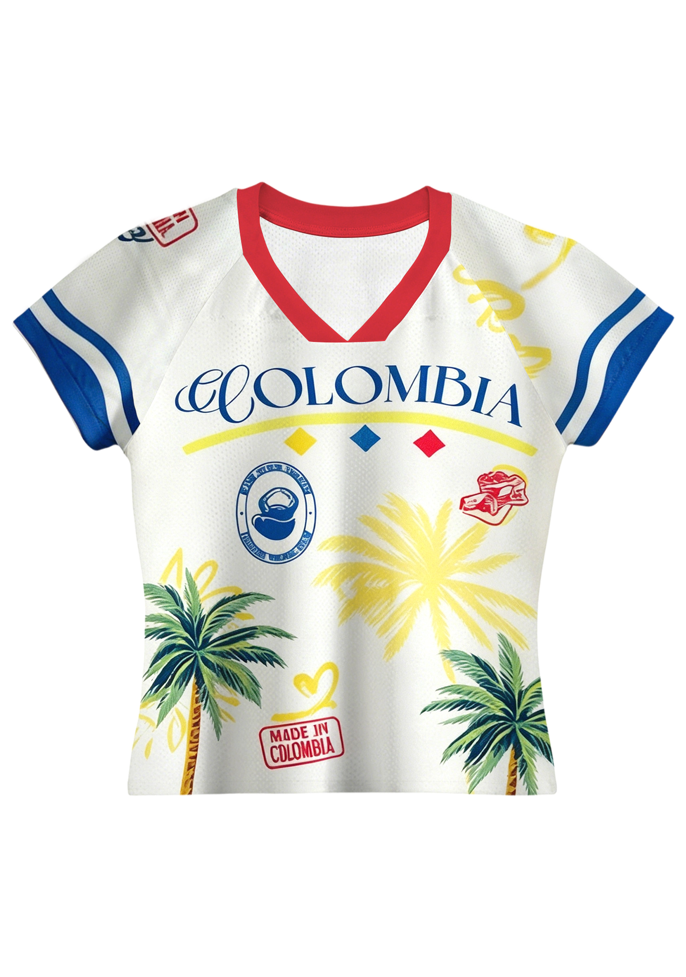  Colombia Stamp Baby Tee